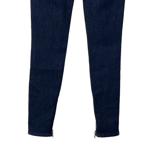 RTA Madison Zip Skinny Jeans Superior Blue Women’s Size 24 High Rise Stretch - Picture 6 of 13